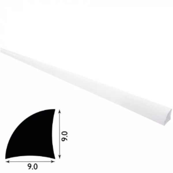  Plastic Solid Quadrant Trim for Cosmetic Purposes