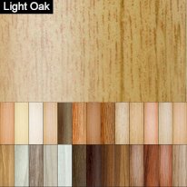 1m Long Self-Adhesive UPVC  Wood Effect Stair Edge Nosing Trim