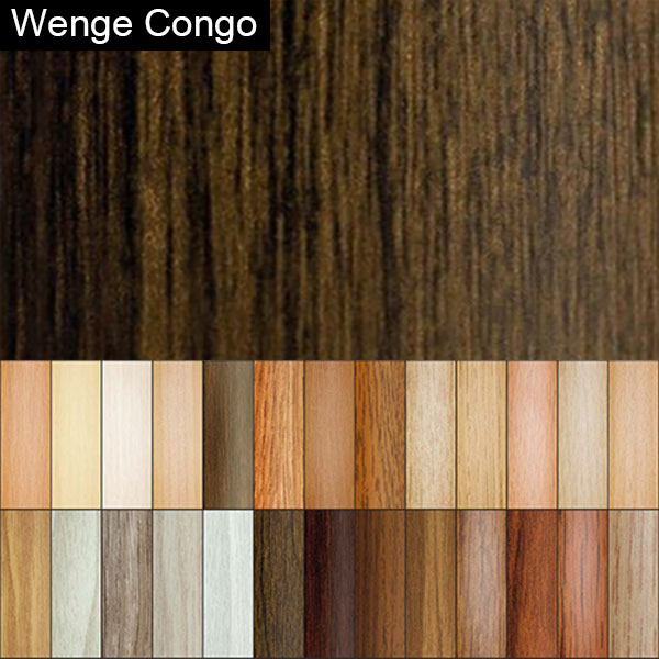 1m Long Self-Adhesive UPVC  Wood Effect Stair Edge Nosing Trim