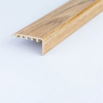 45mm x 22mm UPVC Stair Nosing for Wooden and Laminate Stairs with Edge Protection