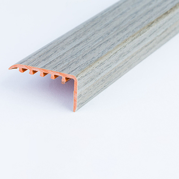 45mm x 22mm UPVC Stair Nosing for Wooden and Laminate Stairs with Edge Protection