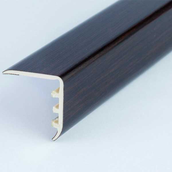 Abrasion Resistance UPVC Stair Nosing for Wooden Edge 