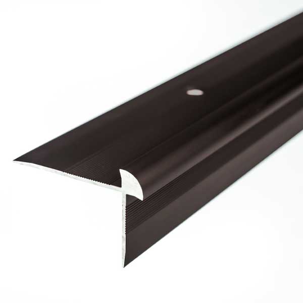 Aluminium Stair Nosing for Luxury Click Vinyl Flooring 