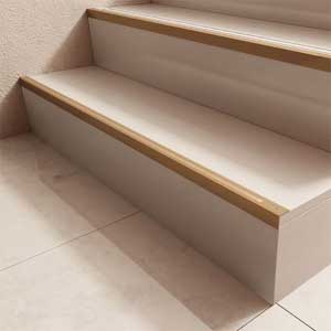 Premium Aluminium Wood Effect Stair Nosing