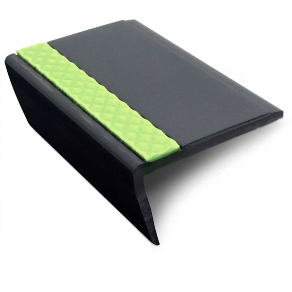 Heavy Duty 63mm × 35mm PVC Tredsafe Non-Slip Commercial Stair Nosing