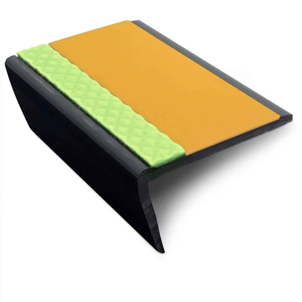 Heavy Duty 63mm × 35mm PVC Tredsafe Non-Slip Commercial Stair Nosing