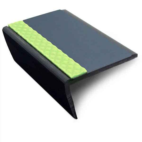 Heavy Duty 63mm × 35mm PVC Tredsafe Non-Slip Commercial Stair Nosing