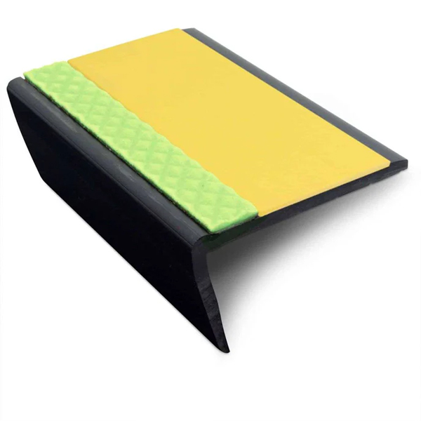 Heavy Duty 63mm × 35mm PVC Tredsafe Non-Slip Commercial Stair Nosing