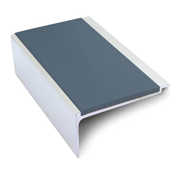 Non Slip Commercial Stair Nosing 60mm x 32mm With PVC Insert 