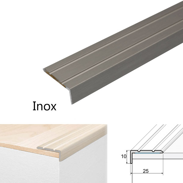 Textured Grip Aluminium Anti Slip Stair Edge Nosing