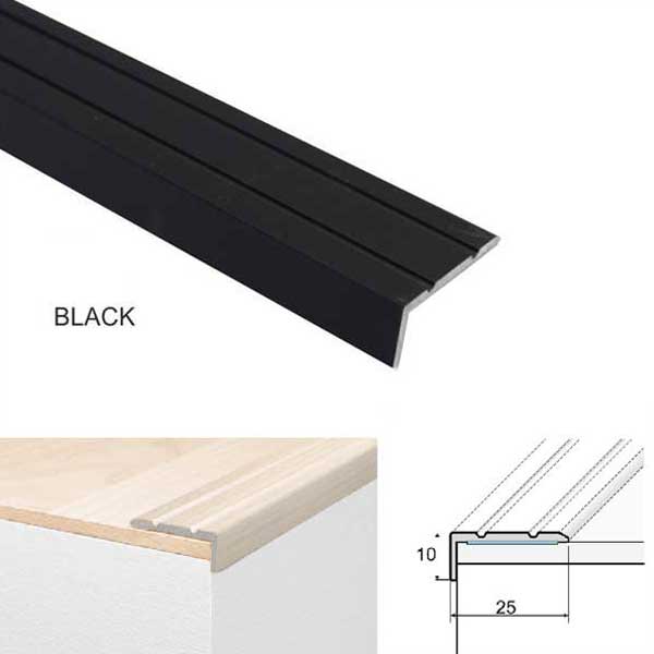 Textured Grip Aluminium Anti Slip Stair Edge Nosing