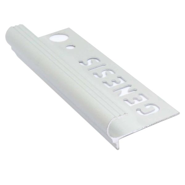 Bullnose Tile-In Matt Silver in 10mm & 12mm 